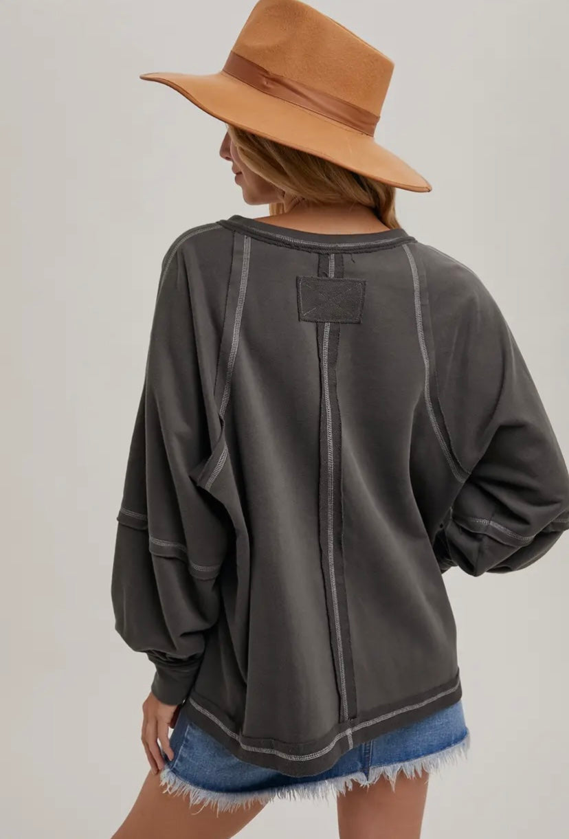 Ash Oversized Longsleeve