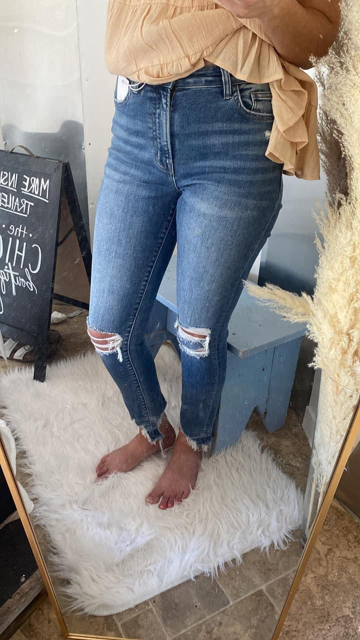 The Maya | Flying Monkey High-rise Denim