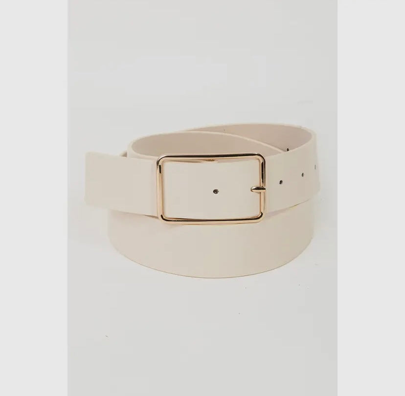 Cream Styling Belt