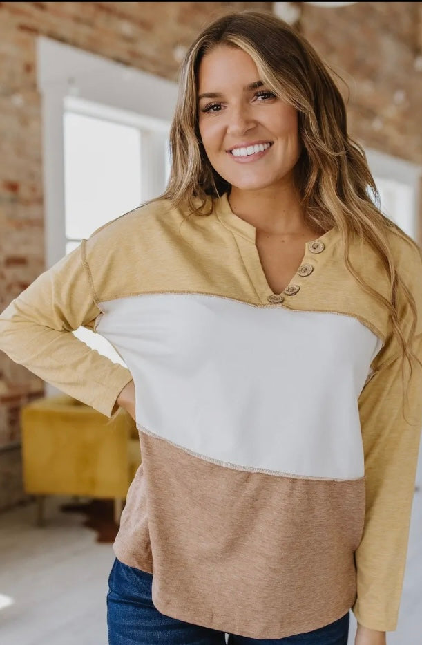 Sunset Pullover Top