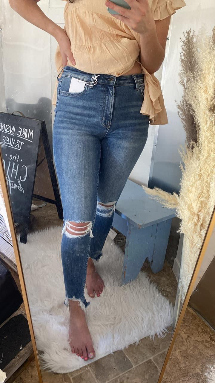 The Maya | Flying Monkey High-rise Denim