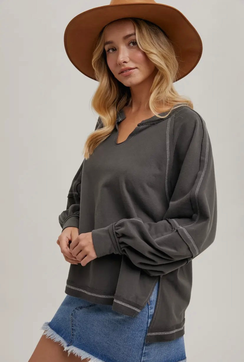 Ash Oversized Longsleeve