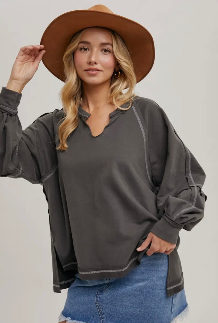 Ash Oversized Longsleeve