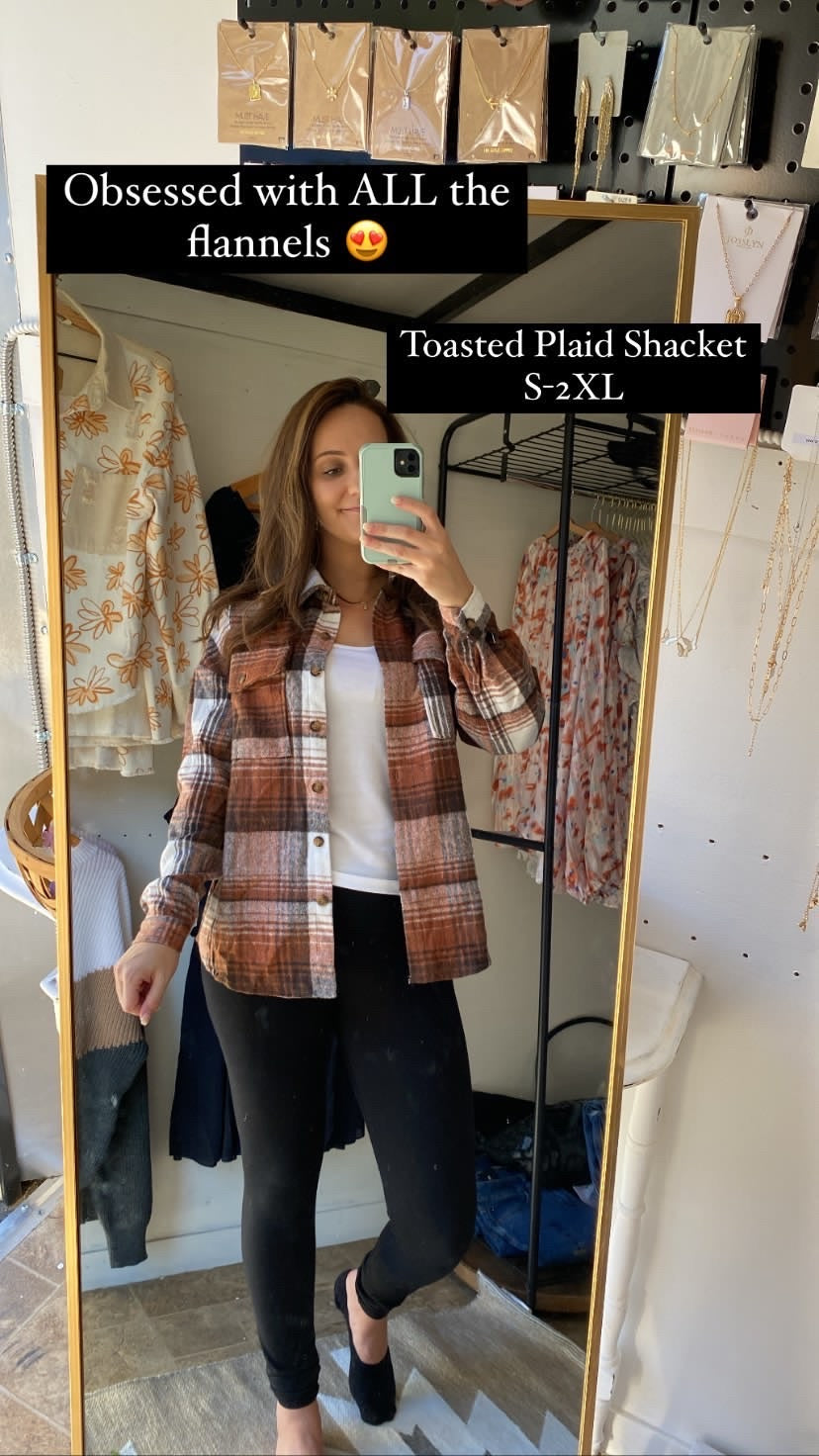 Plaid Shacket Flannel