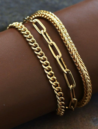 Venetian Chain Bracelet Set
